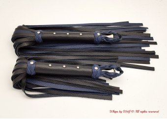 MTO Black & Dark Blue Medium Flogger